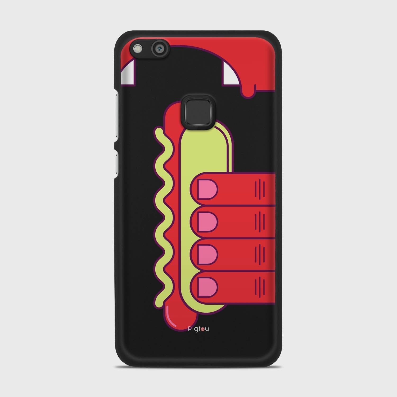 HOT DOG Huawei P10 Lite case - thin fit matte black (D91)