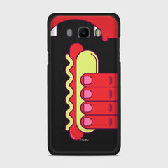 HOT DOG Samsung Galaxy J7 (2016) case - thin fit matte black (D91)