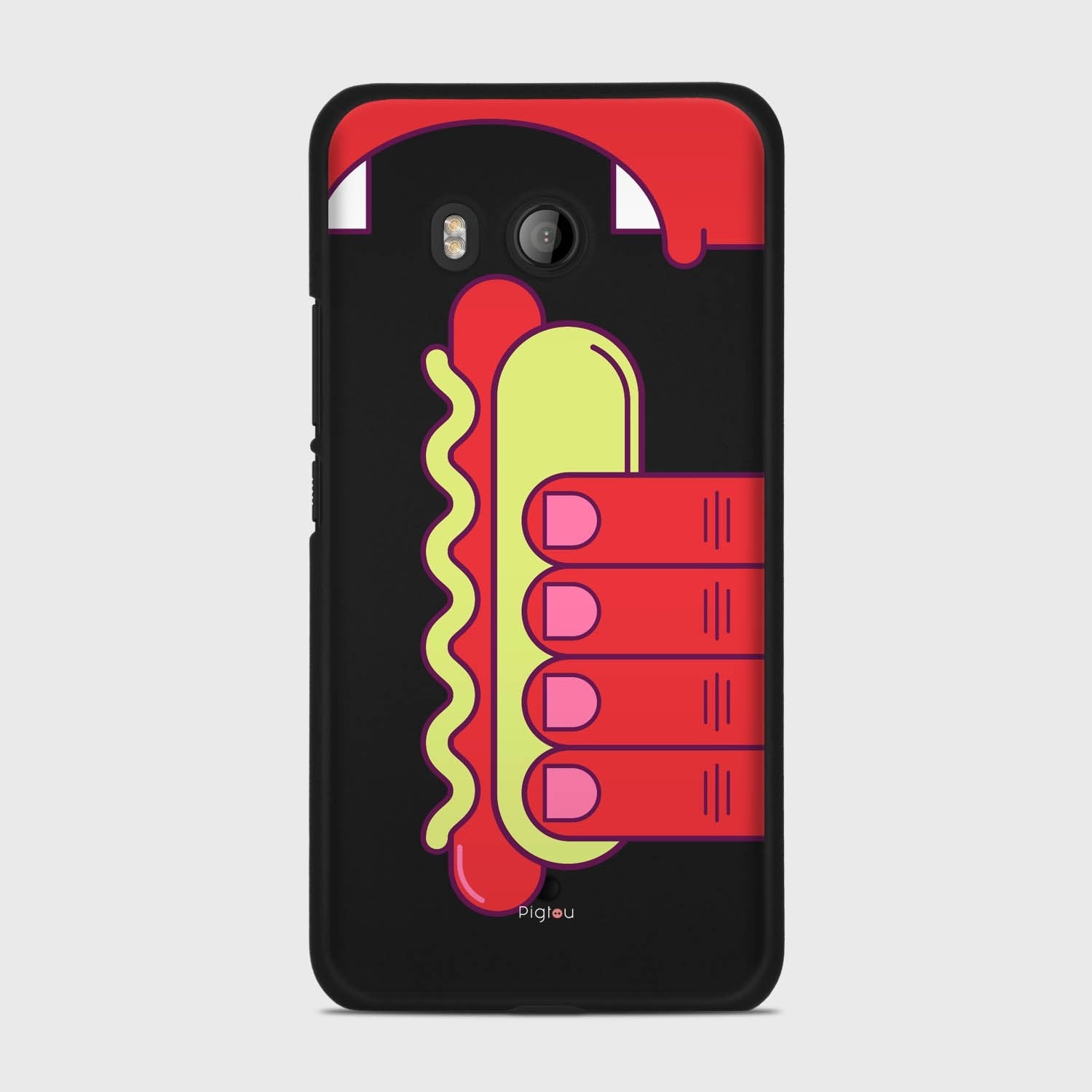 HOT DOG HTC U11 case - thin fit matte black (D91)