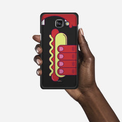 HOT DOG Samsung Galaxy A5 (2016) case - thin fit matte black (D91)