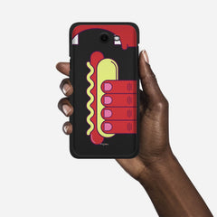 HOT DOG Samsung Galaxy J7 (2017) Verizon case - thin fit matte black (D91)