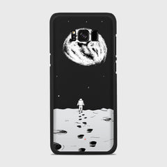 MOON WALK Samsung Galaxy S8 case - thin fit matte black (D92)