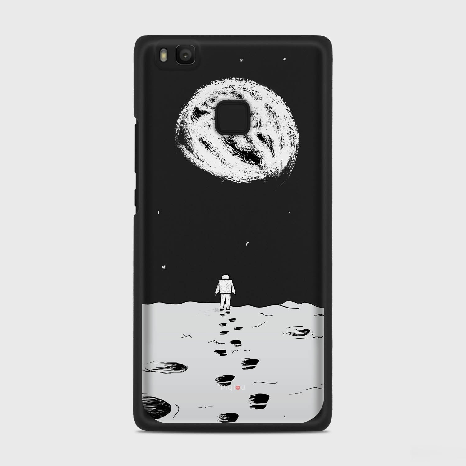 MOON WALK Huawei P9 Lite case - thin fit matte black (D92)