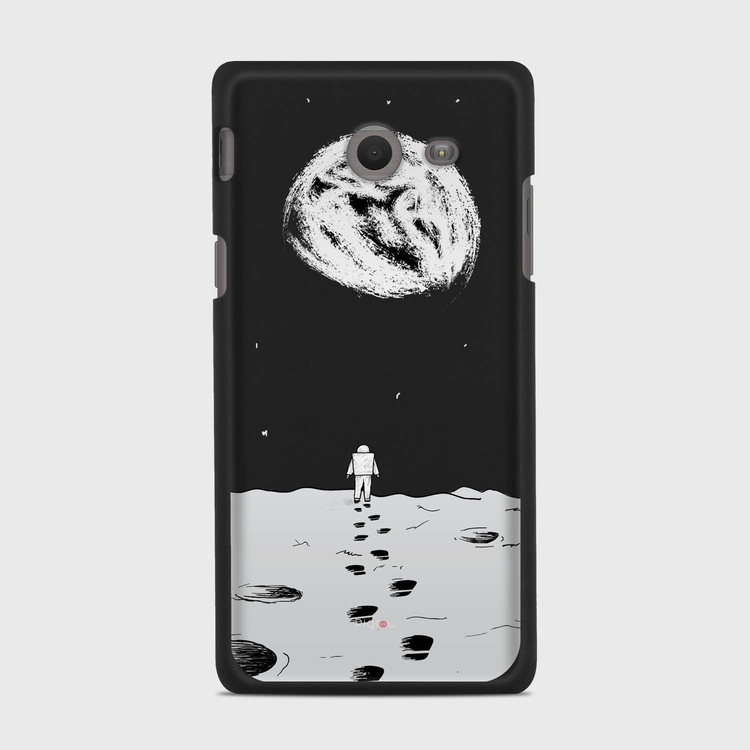 MOON WALK Samsung Galaxy J5 (2017) Verizon case - thin fit matte black (D92)