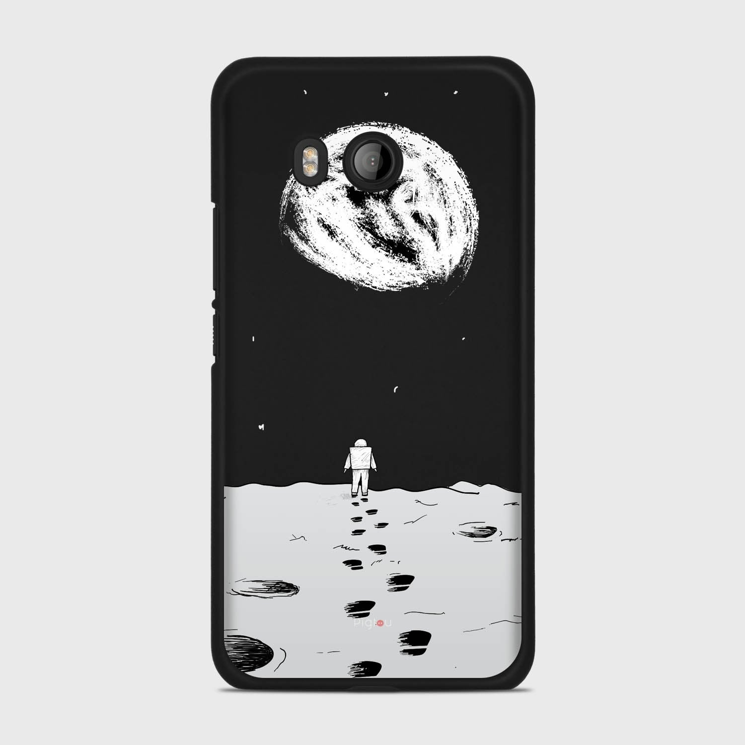 MOON WALK HTC U11 case - thin fit matte black (D92)
