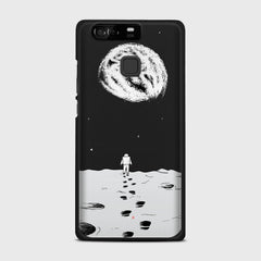 MOON WALK Huawei P9 case - thin fit matte black (D92)