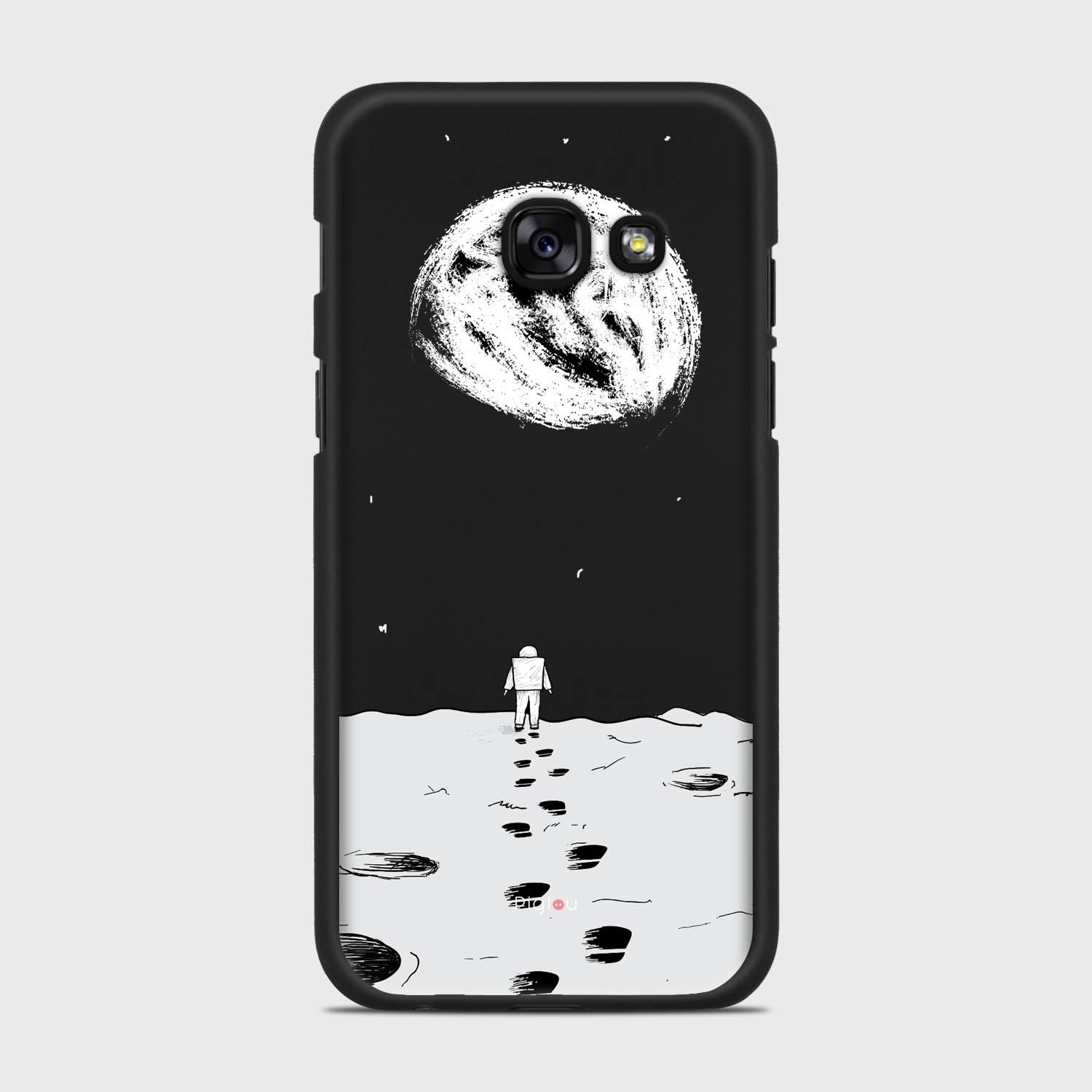 MOON WALK Samsung Galaxy A3 (2017) case - thin fit matte black (D92)