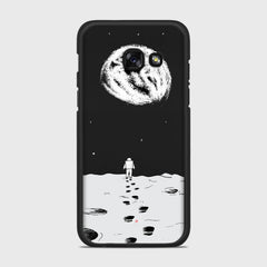 MOON WALK Samsung Galaxy A3 (2017) case - thin fit matte black (D92)