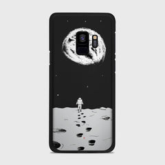 MOON WALK Samsung Galaxy S9 case - thin fit matte black (D92)