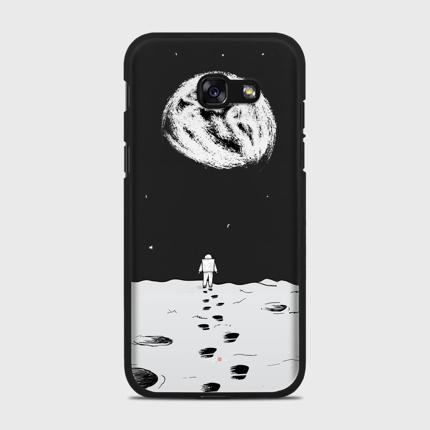 MOON WALK Samsung Galaxy A5 (2017) case - thin fit matte black (D92)