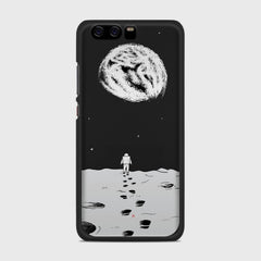 MOON WALK Huawei P10 case - thin fit matte black (D92)