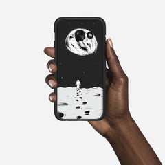 MOON WALK Samsung Galaxy A3 (2017) case - thin fit matte black (D92)