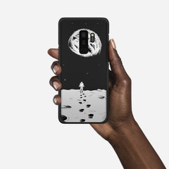 MOON WALK Samsung Galaxy S9 Plus case - thin fit matte black (D92)