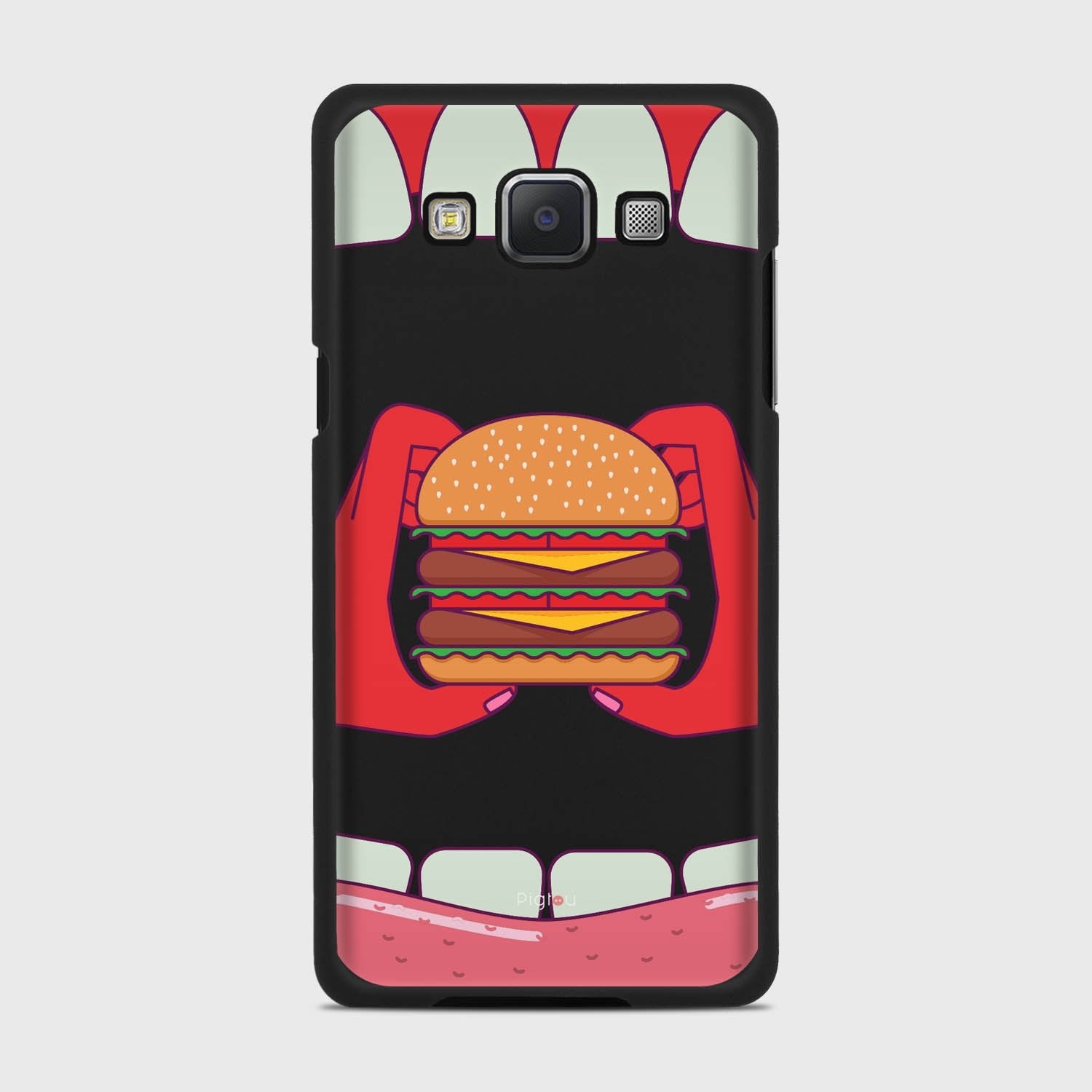 BURGER Samsung Galaxy A5 (2015) case - thin fit matte black (D93)