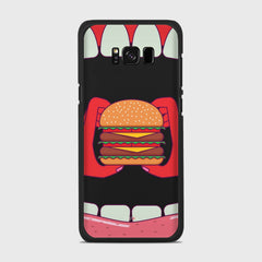 BURGER Samsung Galaxy S8 case - thin fit matte black (D93)