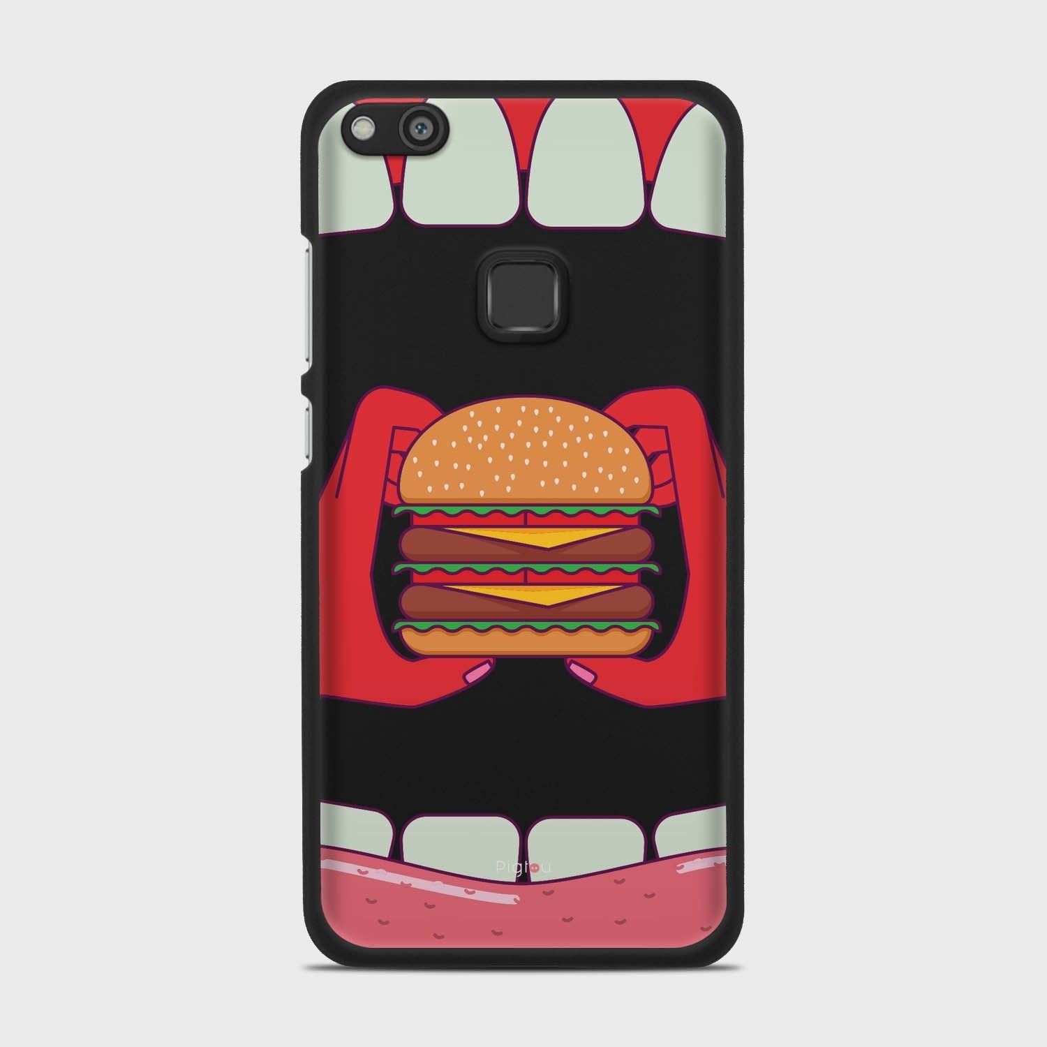 BURGER Huawei P10 Lite case - thin fit matte black (D93)