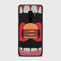 BURGER Samsung Galaxy S9 Plus case - thin fit matte black (D93)