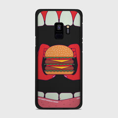 BURGER Samsung Galaxy S9 case - thin fit matte black (D93)