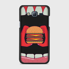 BURGER Samsung Galaxy J3 (2016) case - thin fit matte black (D93)