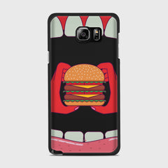BURGER Samsung Galaxy Note 5 case - thin fit matte black (D93)
