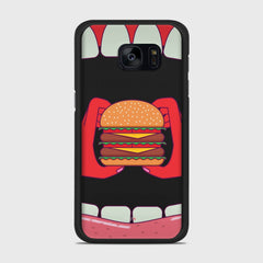 BURGER Samsung Galaxy S7 case - thin fit matte black (D93)