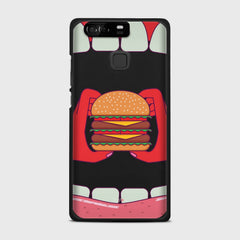 BURGER Huawei P9 case - thin fit matte black (D93)