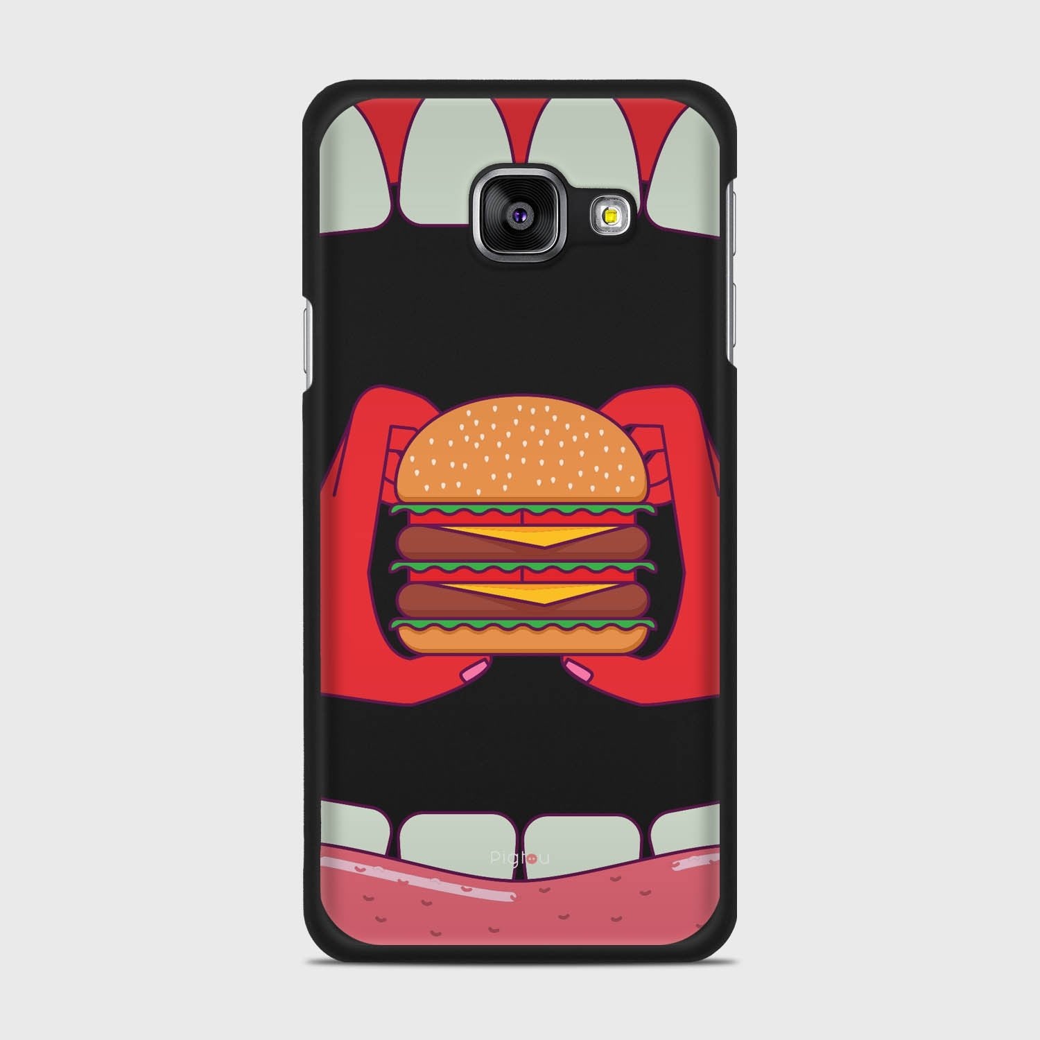 BURGER Samsung Galaxy A3 (2016) case - thin fit matte black (D93)