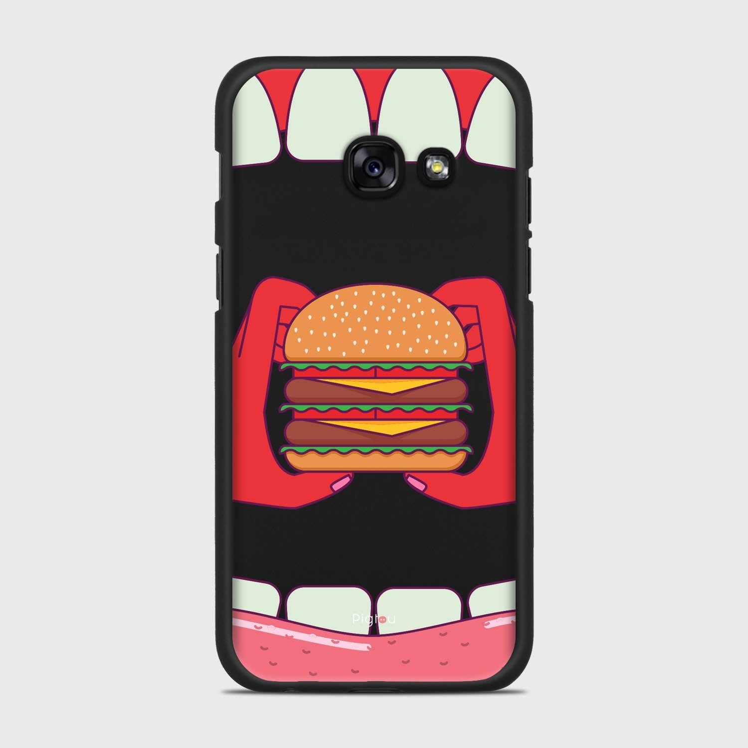BURGER Samsung Galaxy A3 (2017) case - thin fit matte black (D93)
