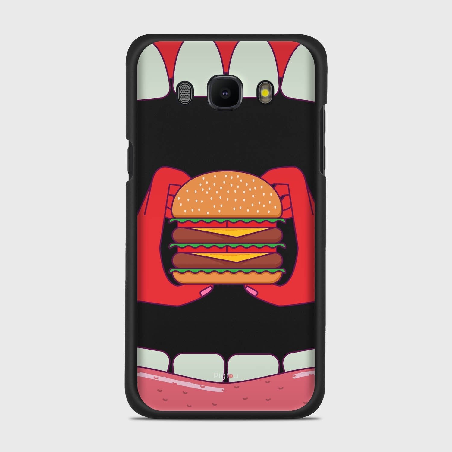 BURGER Samsung Galaxy J5 (2016) case - thin fit matte black (D93)