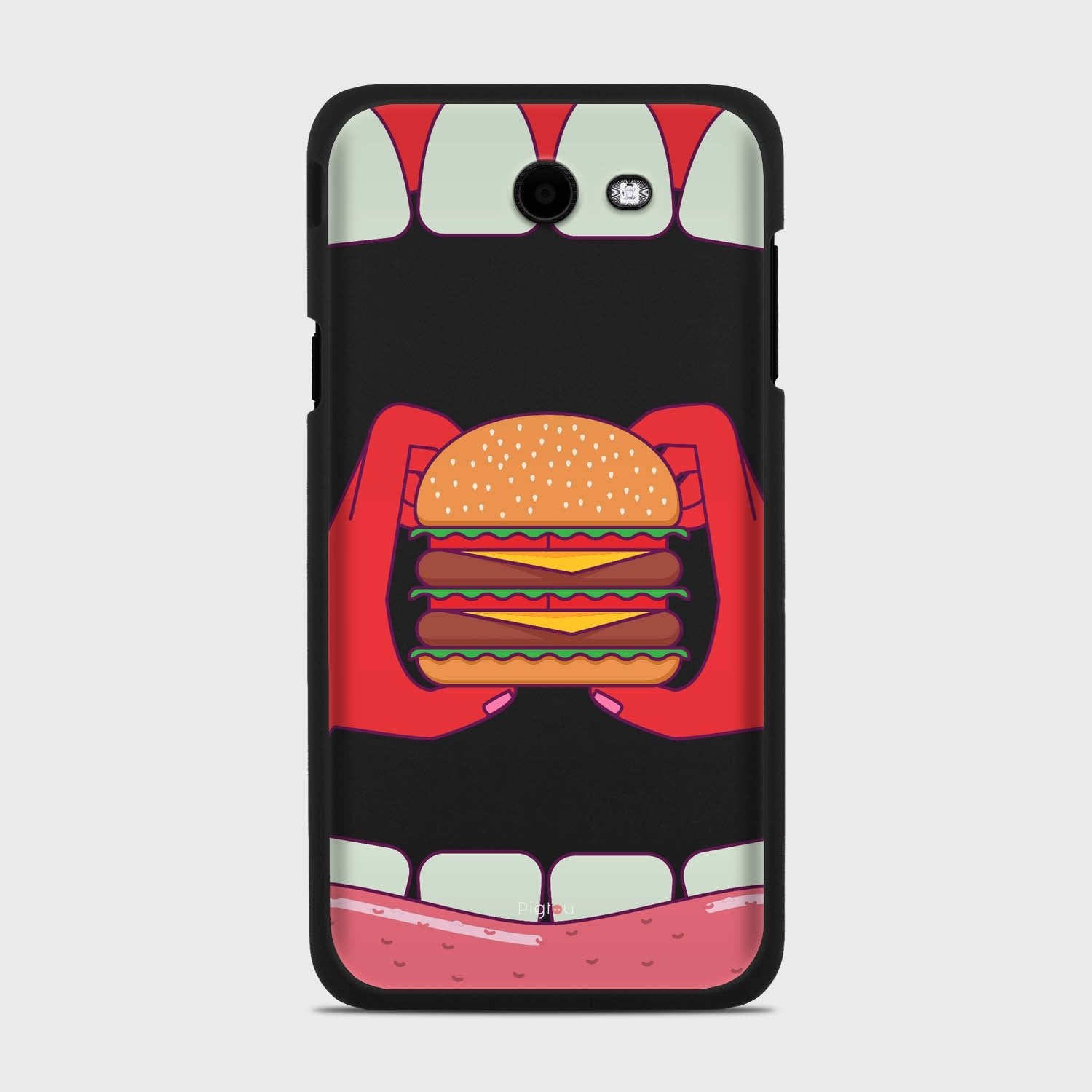 BURGER Samsung Galaxy J7 (2017) Verizon case - thin fit matte black (D93)