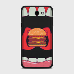 BURGER Samsung Galaxy J7 (2017) Verizon case - thin fit matte black (D93)