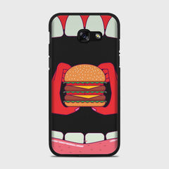 BURGER Samsung Galaxy A5 (2017) case - thin fit matte black (D93)