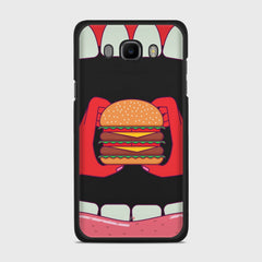BURGER Samsung Galaxy J7 (2016) case - thin fit matte black (D93)
