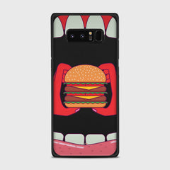 BURGER Samsung Galaxy Note 8 case - thin fit matte black (D93)