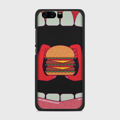 BURGER Huawei P10 case - thin fit matte black (D93)
