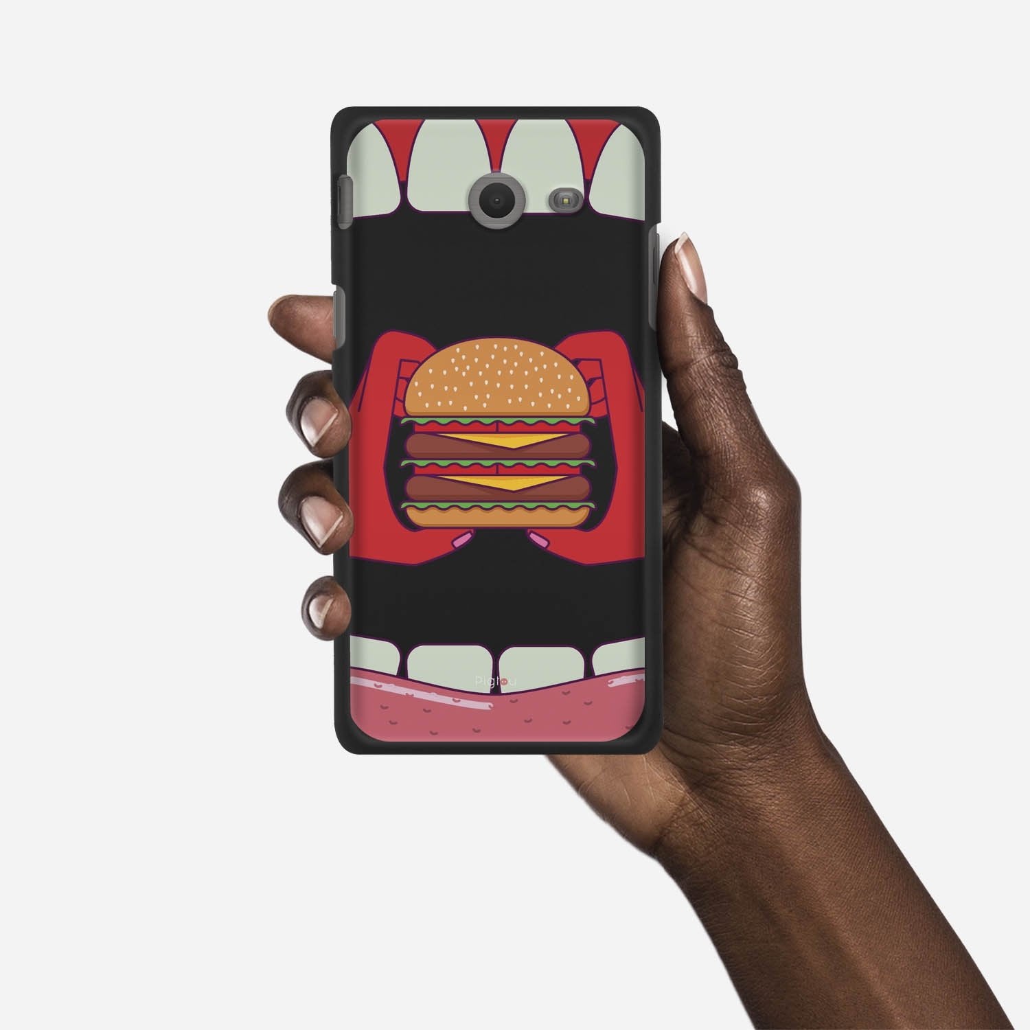 BURGER Samsung Galaxy J5 (2017) Verizon case - thin fit matte black (D93)