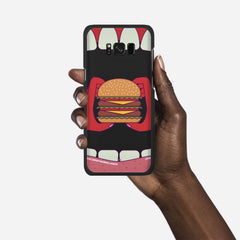 BURGER Samsung Galaxy S8 Plus case - thin fit matte black (D93)