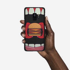 BURGER Samsung Galaxy S9 case - thin fit matte black (D93)