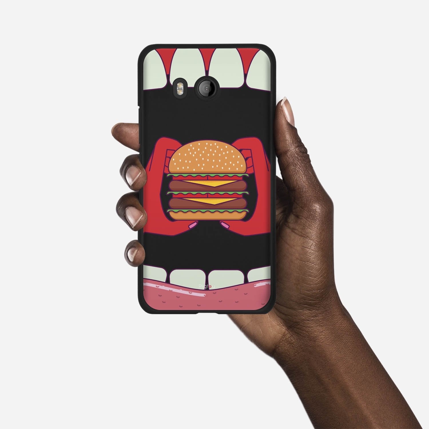 BURGER HTC U11 case - thin fit matte black (D93)