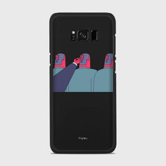 TURN ME OFF Samsung Galaxy S8 case - thin fit matte black (D94)