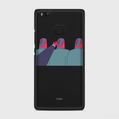 TURN ME OFF Huawei P9 Lite case - thin fit matte black (D94)