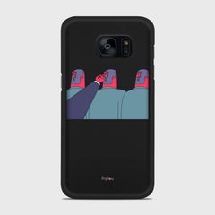 TURN ME OFF Samsung Galaxy S7 case - thin fit matte black (D94)