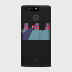 TURN ME OFF Huawei P9 case - thin fit matte black (D94)