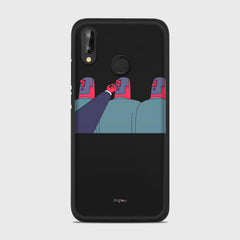 TURN ME OFF Huawei P20 Lite case - thin fit matte black (D94)