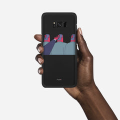 TURN ME OFF Samsung Galaxy S8 case - thin fit matte black (D94)