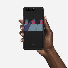 TURN ME OFF Huawei P10 case - thin fit matte black (D94)