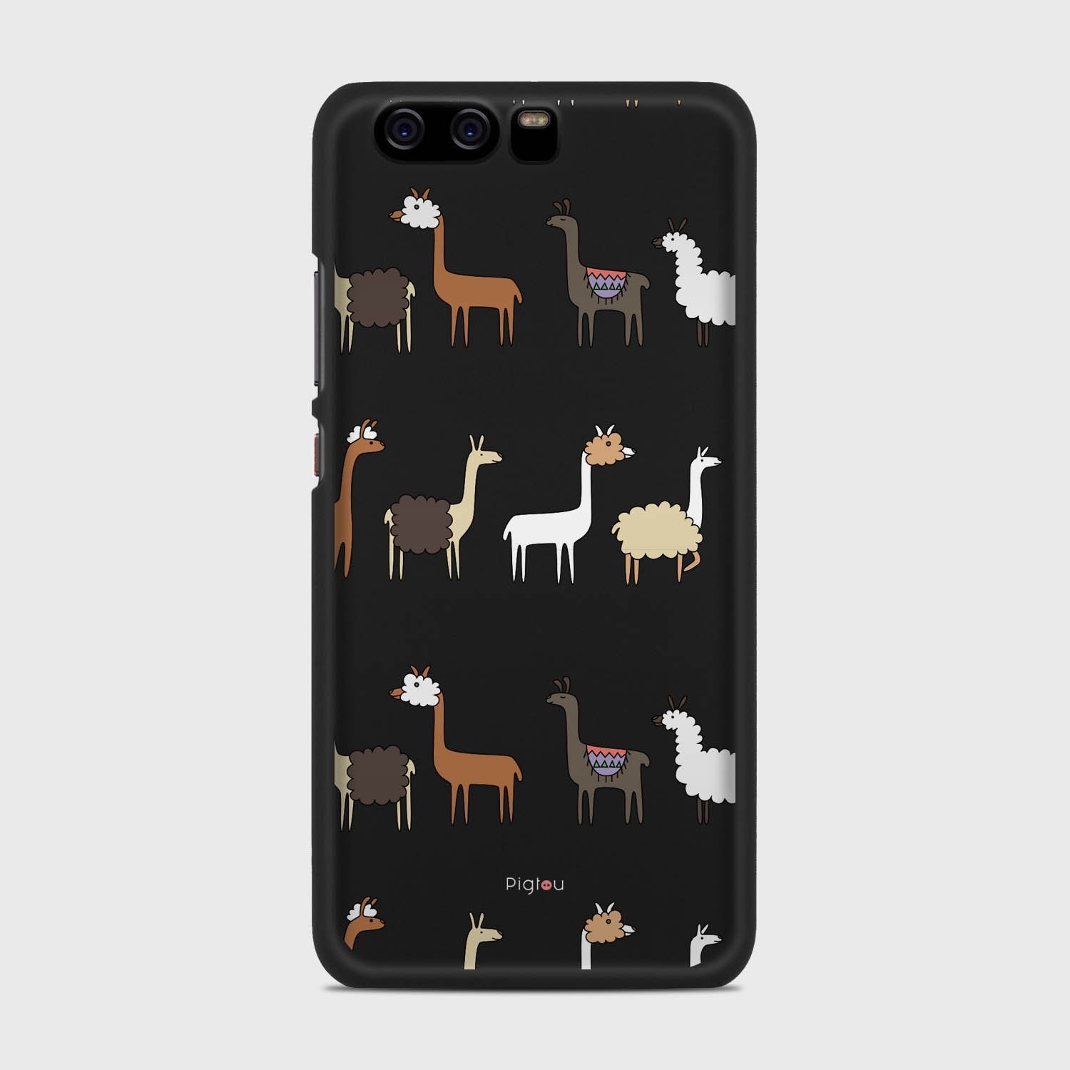 LLAMA FARM Huawei P10 case - thin fit matte black (D95)
