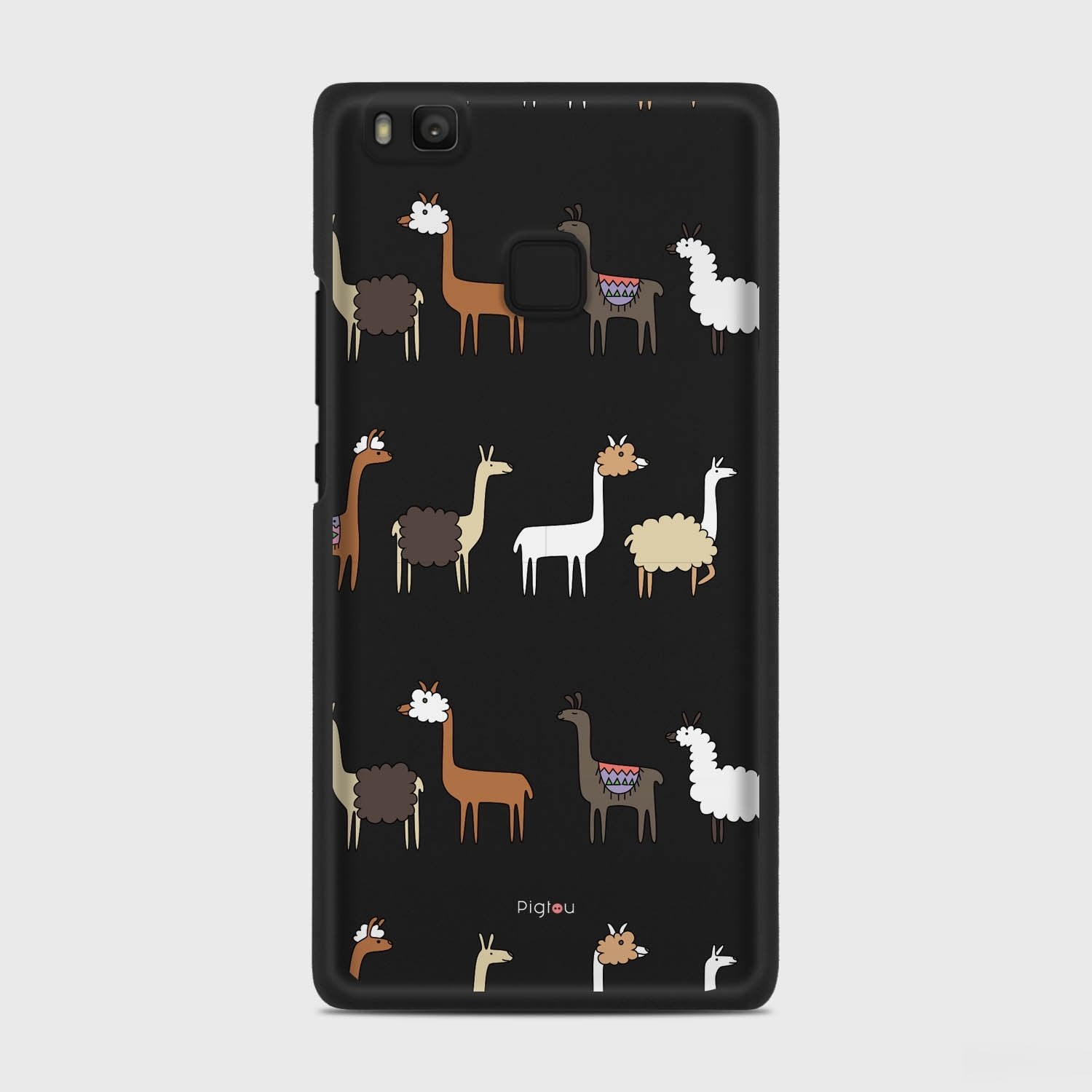 LLAMA FARM Huawei P9 Lite case - thin fit matte black (D95)
