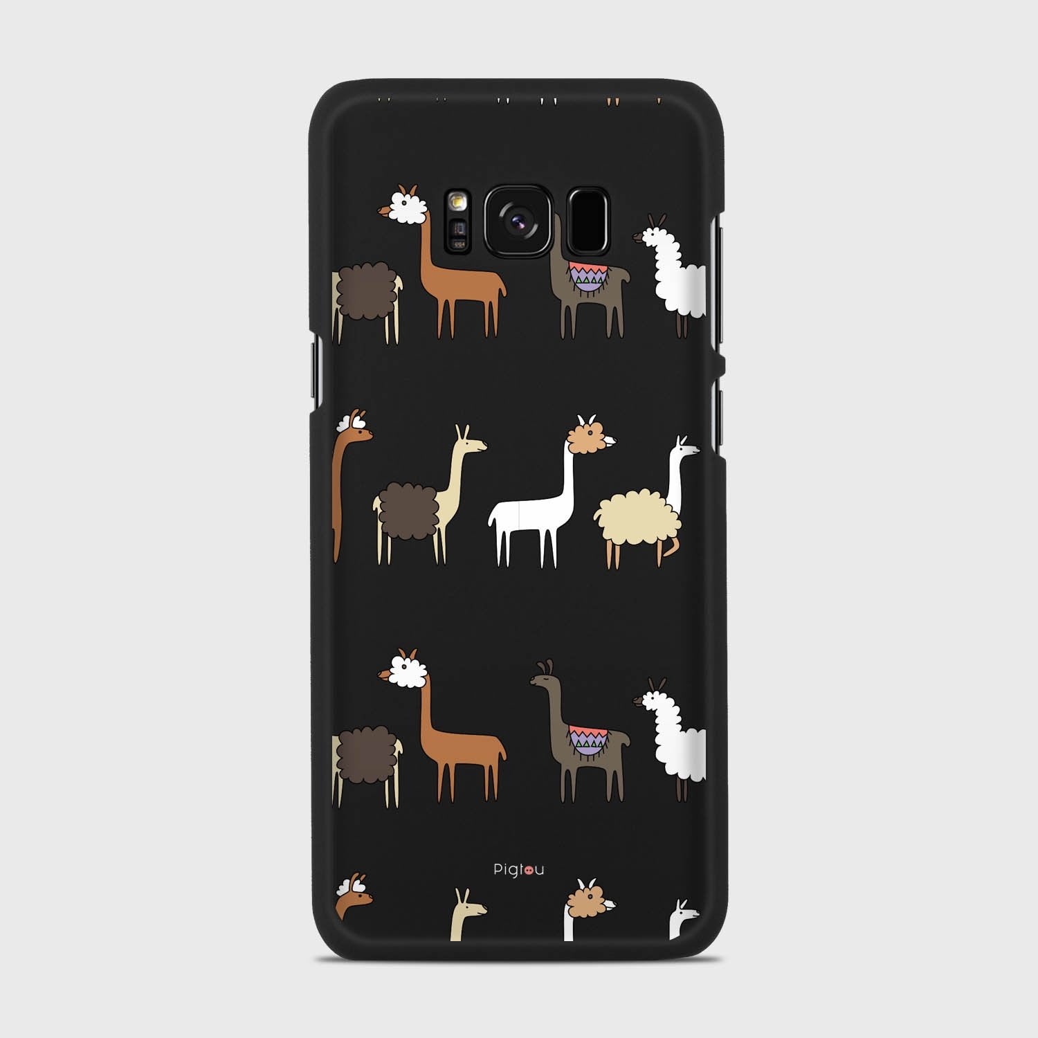 LLAMA FARM Samsung Galaxy S8 Plus case - thin fit matte black (D95)