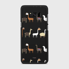 LLAMA FARM Samsung Galaxy S8 Plus case - thin fit matte black (D95)
